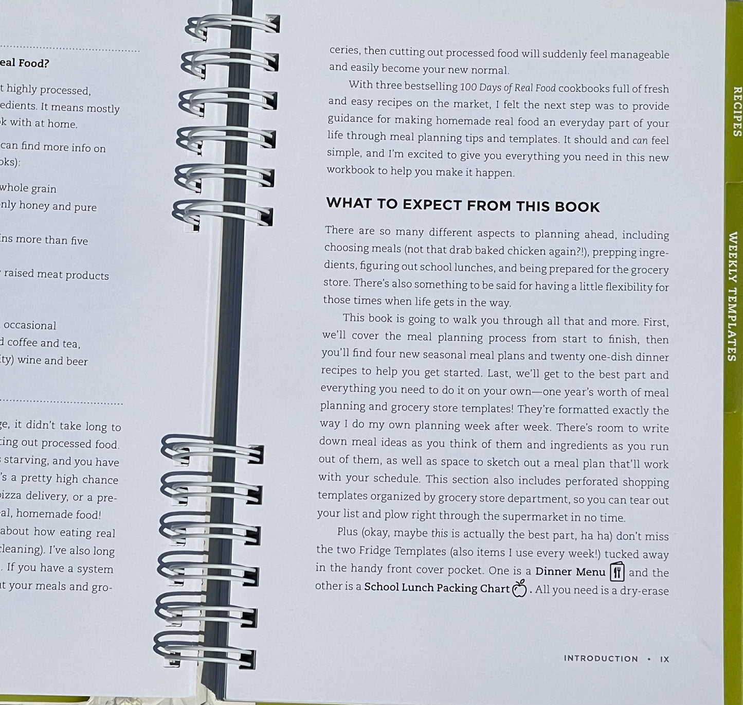 100 days of Real Food Meal Planner Lisa Leake