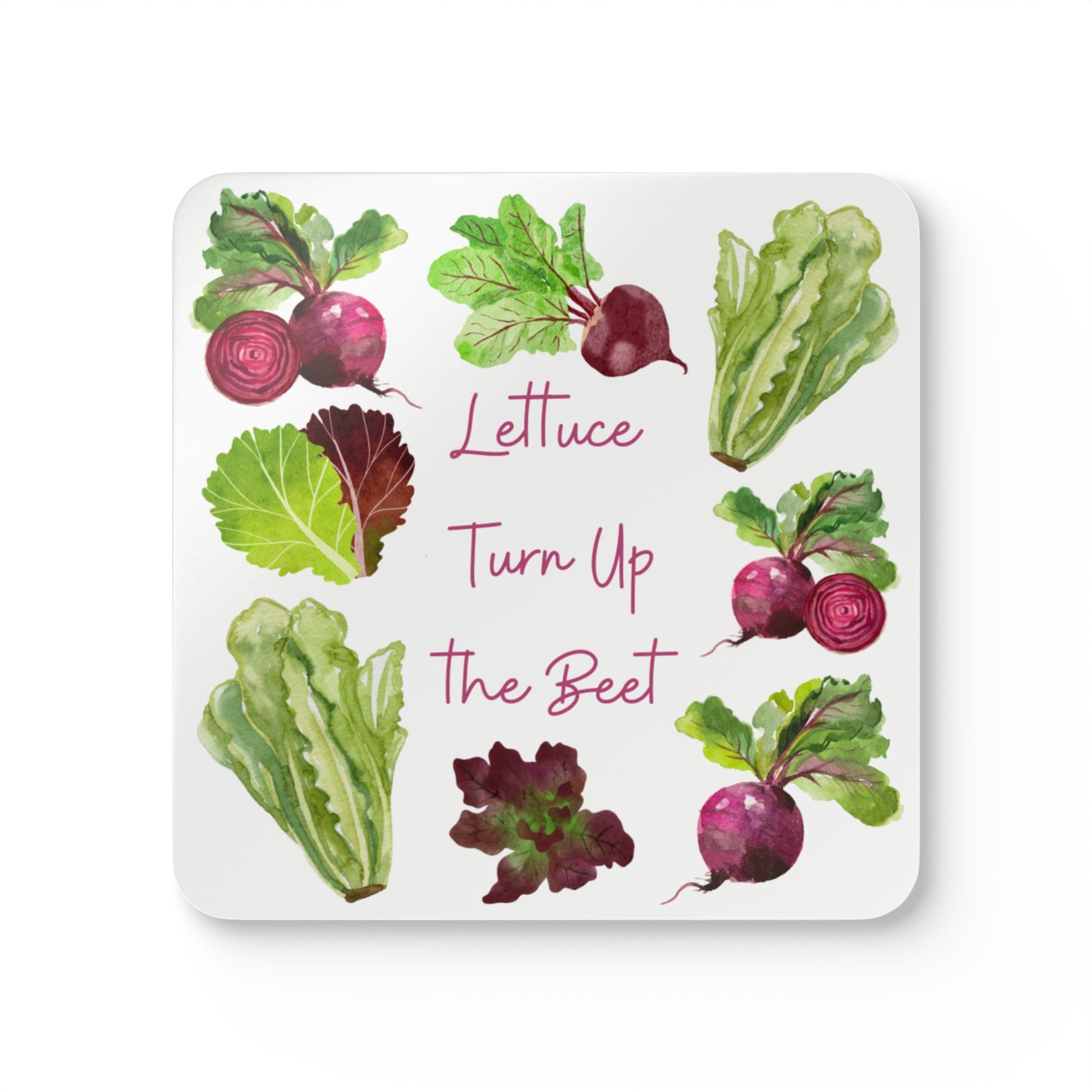Funny Vegetable Coaster Set - Garden Kitchen Home Decor - Housewarming Gift - Vegetable Joke - Veggie Lover - Cocktail Coffee Tea Coasters
