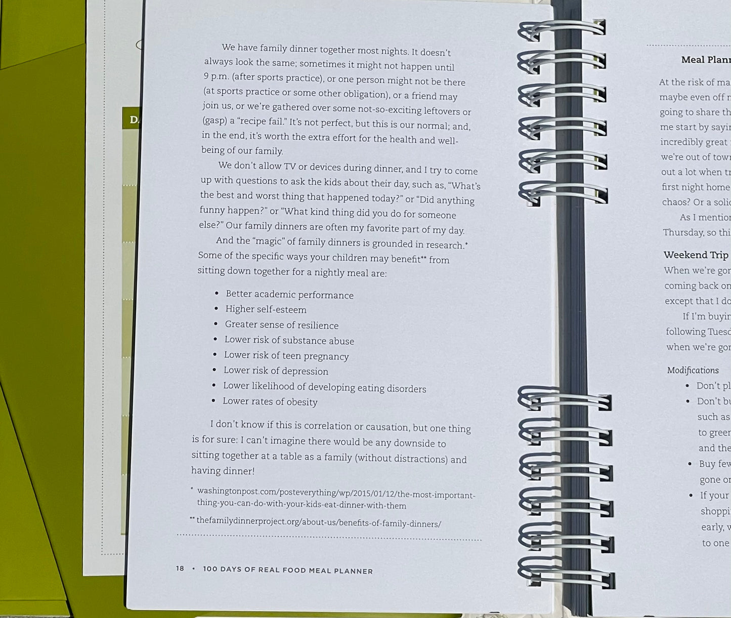 100 days of Real Food Meal Planner Lisa Leake