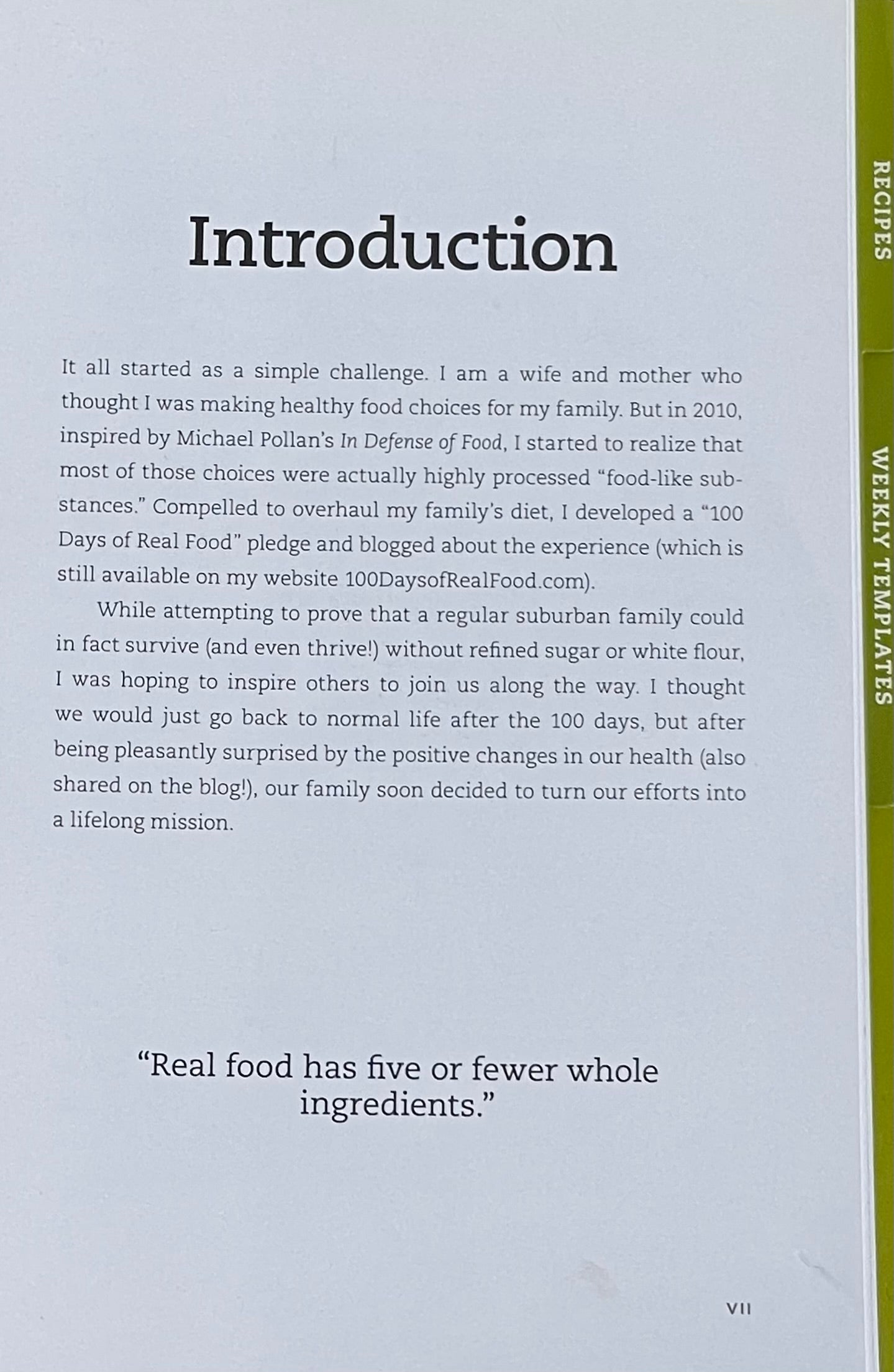 100 days of Real Food Meal Planner Lisa Leake