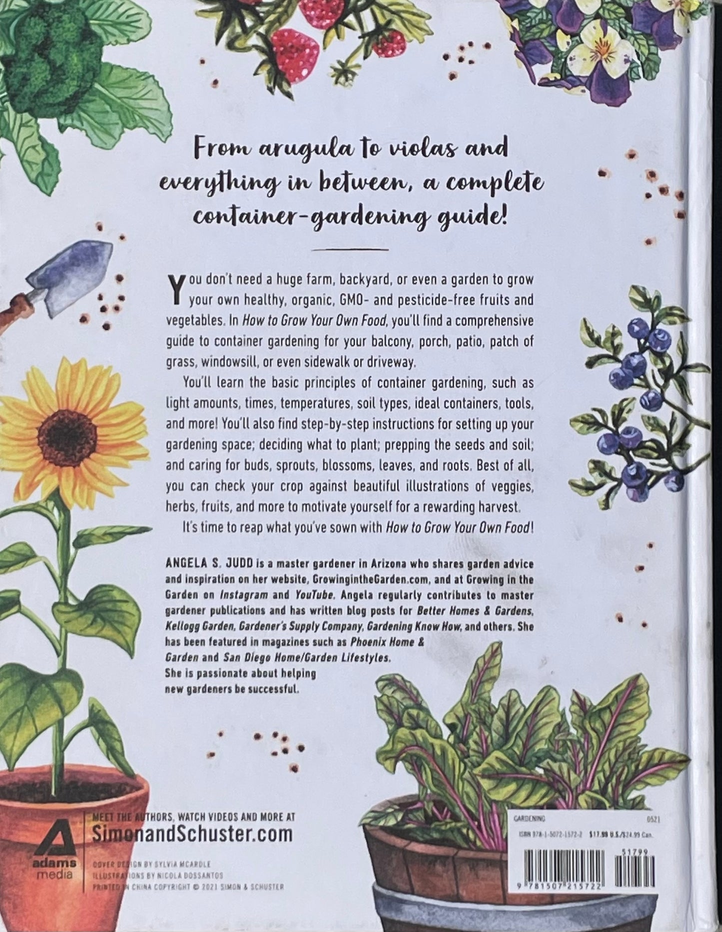 How to Grow Your Own Food: An Illustrated Beginner's Guide to Container Gardening