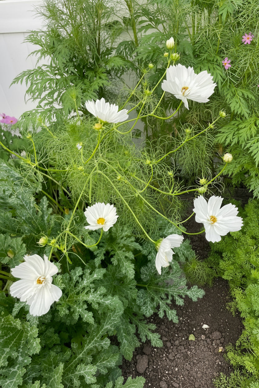 Cosmos Flower Seeds Organic Heirloom Garden Gift Idea Flower Seeds Cosmos Annual Flower Pollinator Friendly Flower Seeds Non-GMO Cosmo Seeds
