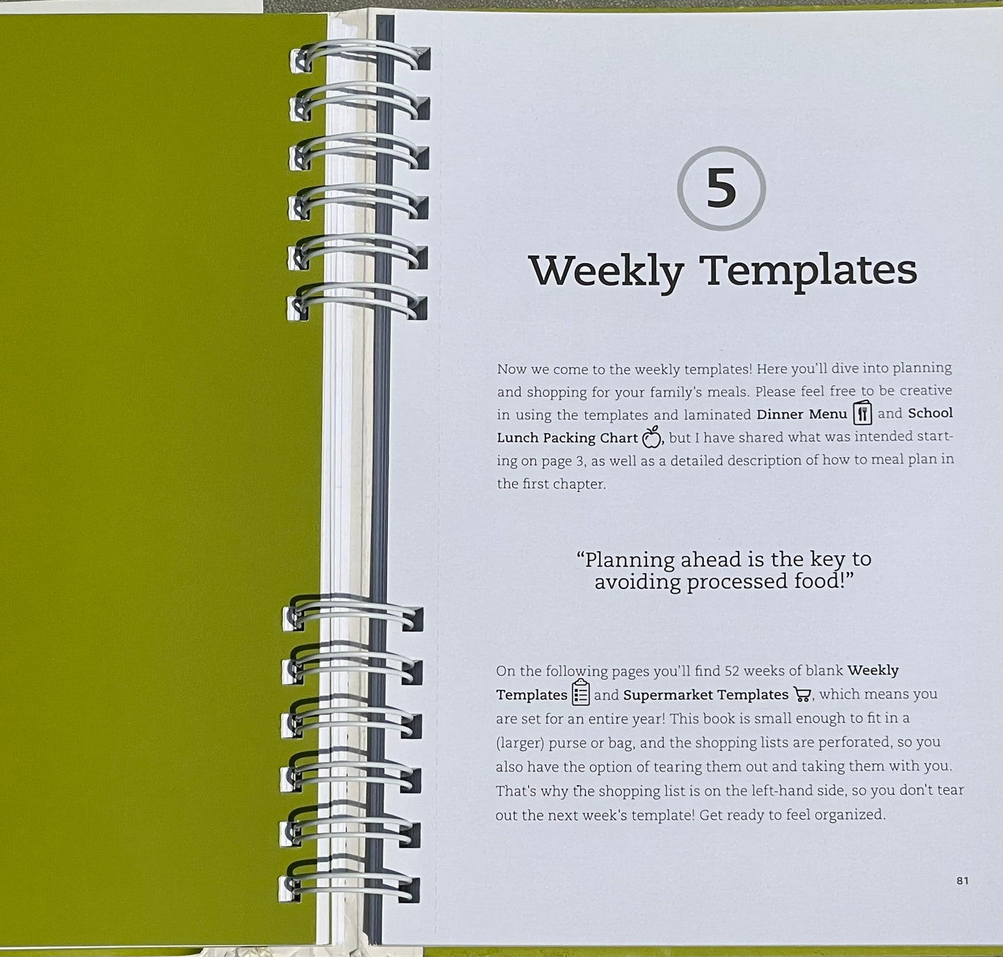 100 days of Real Food Meal Planner Lisa Leake