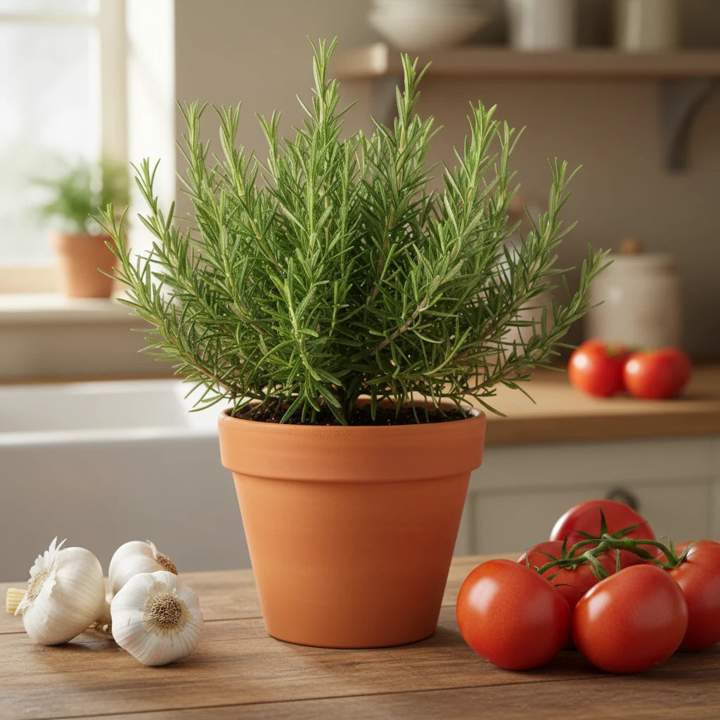 Rosemary Seeds Organic Heirloom Herbs Seeds Non GMO Spring Garden Crop Summer Herb Garden Gift Idea Health Enhancing Herbs for Housewarming