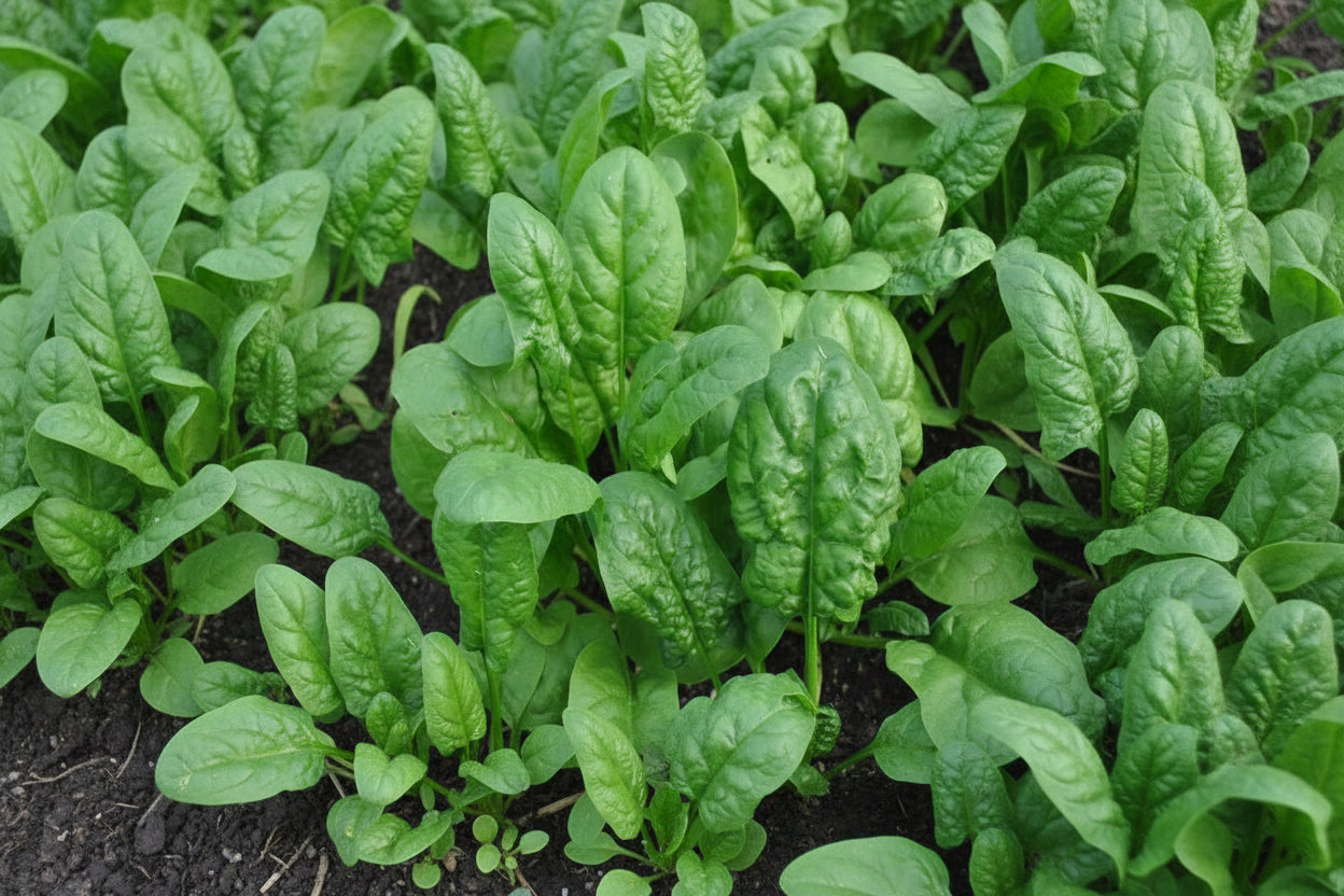 Bloomsdale Spinach Seeds Lettuce Organic Heirloom Seeds Non GMO Seeds Salad Greens Winter Spring Garden for Salad Lover Gardener Gift Idea