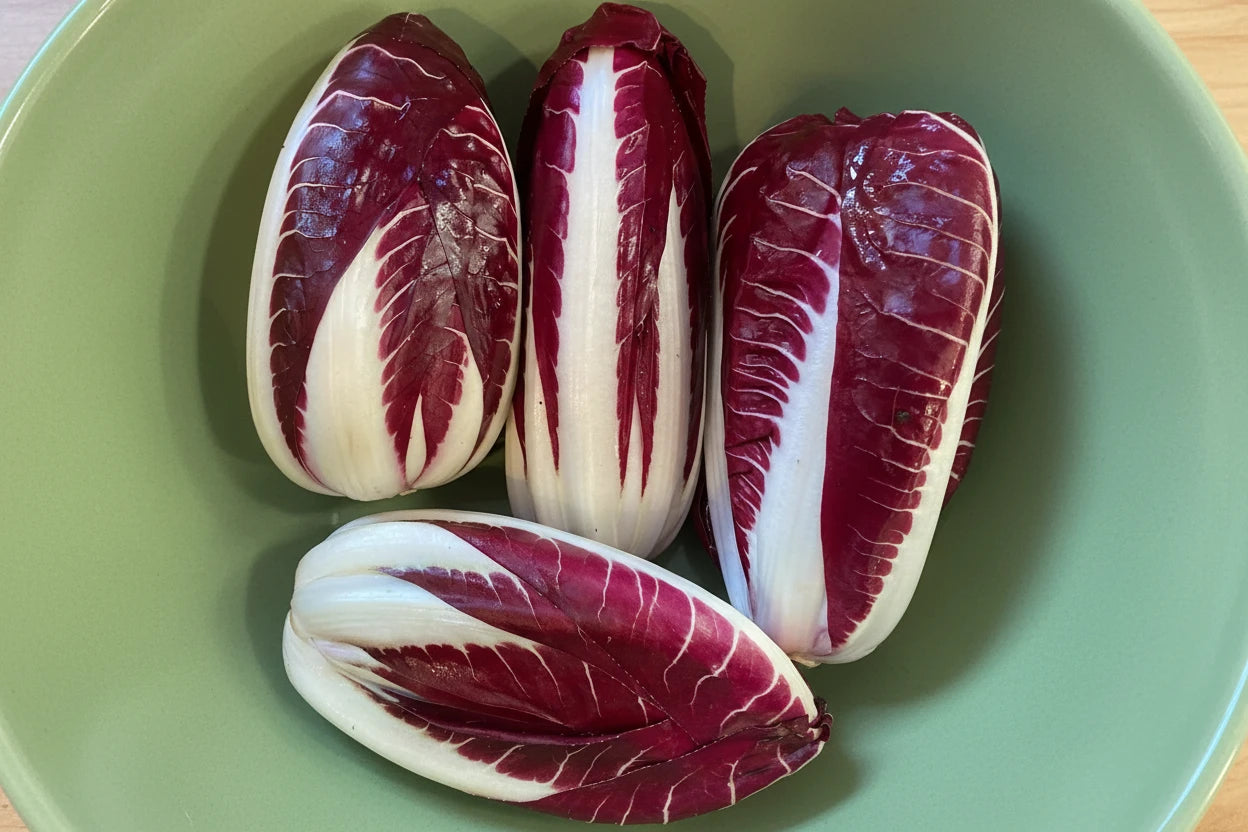 Italian Radicchio Organic Non GMO Purple Salad Seeds from Italy Winter Spring Purple Lettuce Crop Garden Gift Idea for Gardener Salad Lover