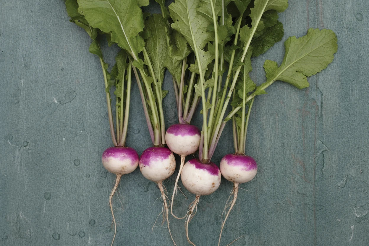 Purple Turnip Seeds Heirloom Organic Vegetable Seeds Non GMO Organic Seeds Garden Gift Idea Winter Spring Seeds for Gardener Veggie Lover