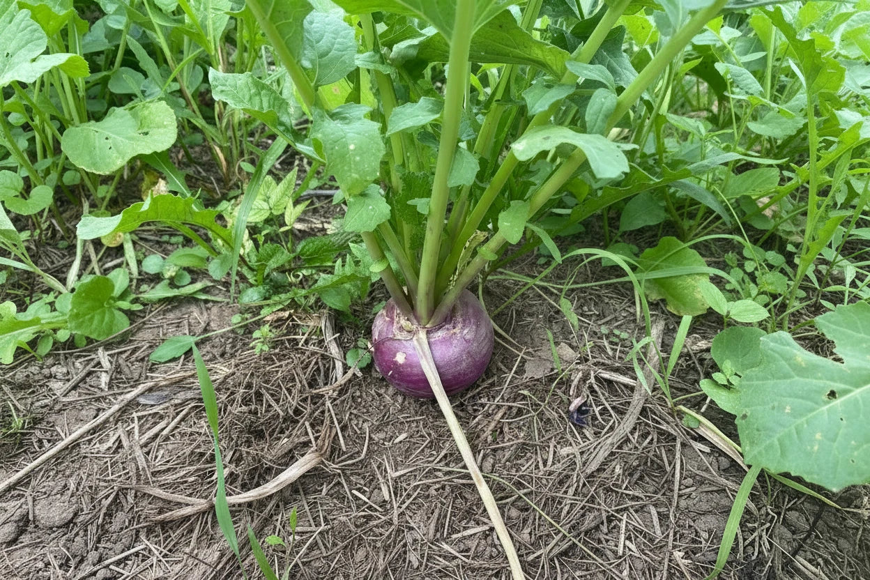 Purple Turnip Seeds Heirloom Organic Vegetable Seeds Non GMO Organic Seeds Garden Gift Idea Winter Spring Seeds for Gardener Veggie Lover