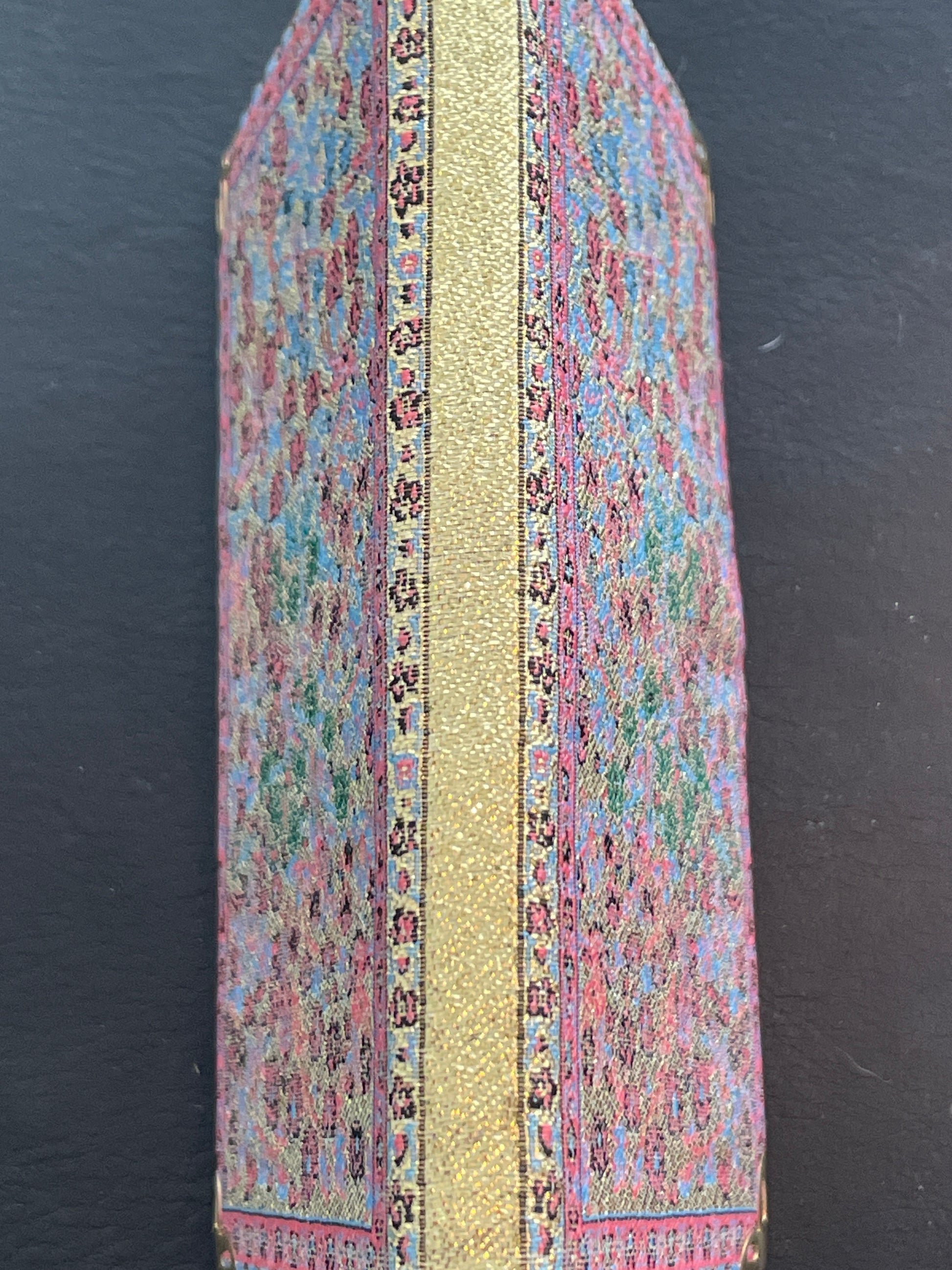 Custom Hand Embroidered Notebook, Handmade Sewed Fabric, Custom Diary, Hard Cover Back to School Journal - Purple
