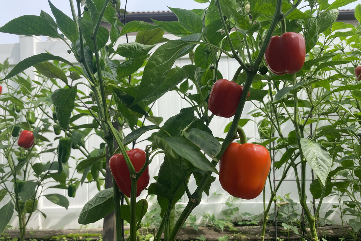 Organic Non GMO Vegetable Sweet Mixed Bell Pepper Seeds Garden Gift New York Grown Chef Cook Healthy Eating Summer Fall Winter Crop Non-GMO