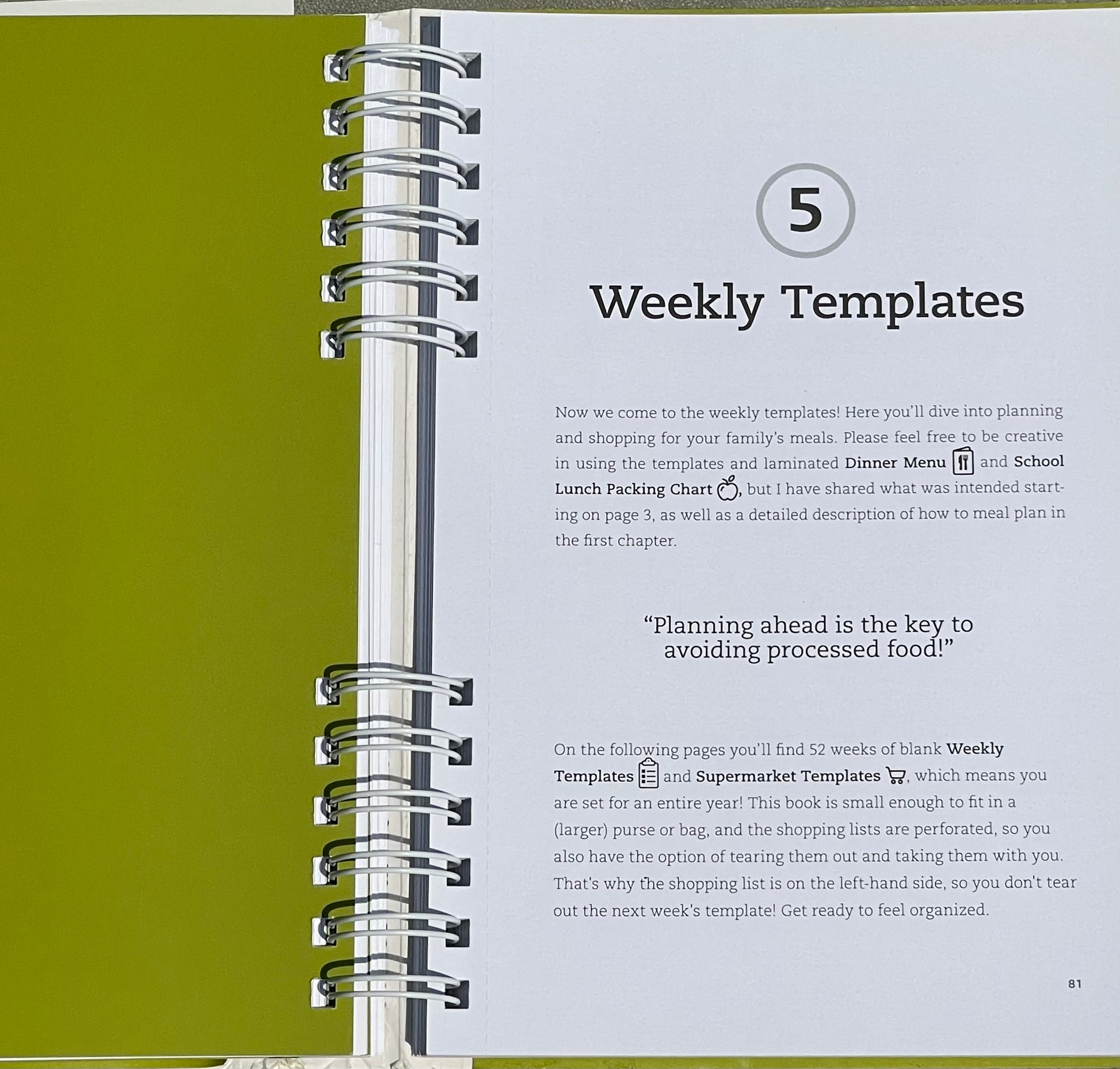 100 days of Real Food Meal Planner Lisa Leake