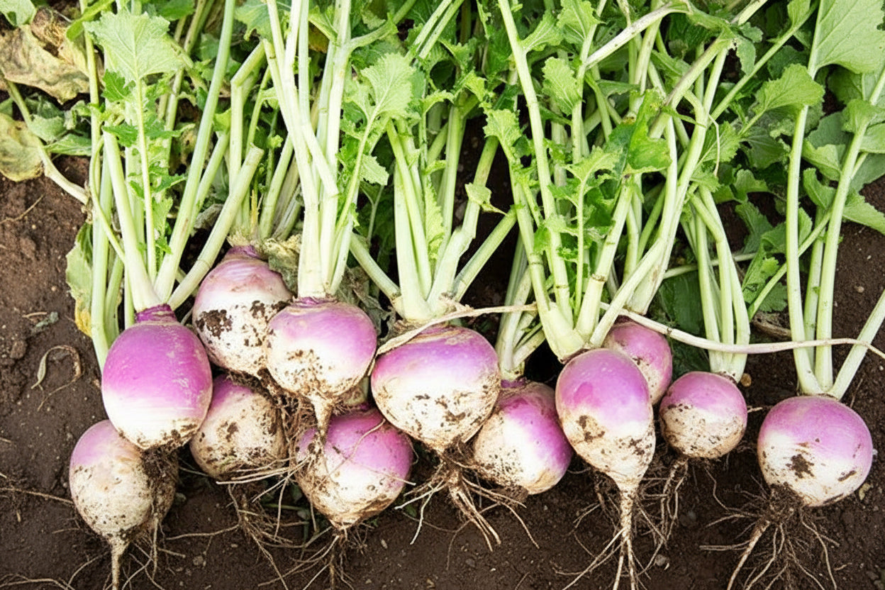 Purple Turnip Seeds Heirloom Organic Vegetable Seeds Non GMO Organic Seeds Garden Gift Idea Winter Spring Seeds for Gardener Veggie Lover