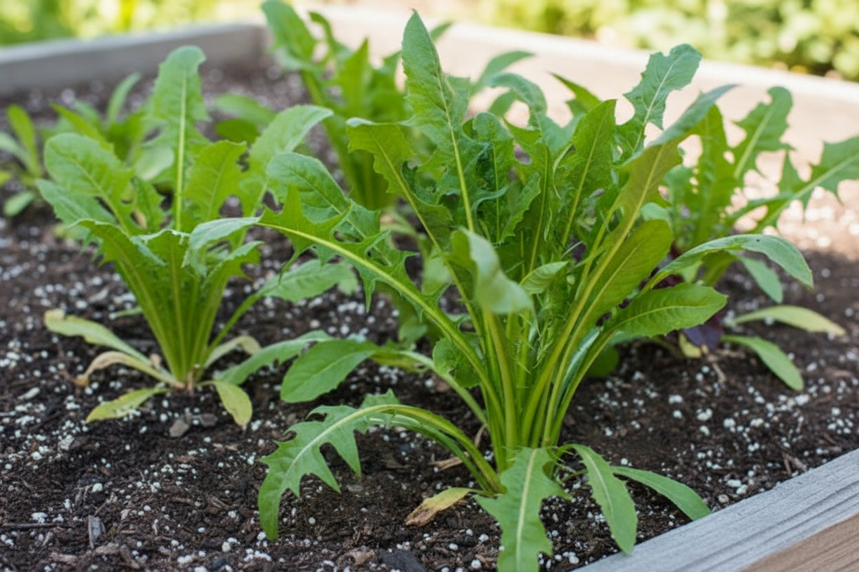 Cicoria Seeds Italian Chicory Organic Non-GMO Heirloom Seeds Non GMO Easy to Grow Salad Greens Winter Spring Garden Gift Idea for Gardener