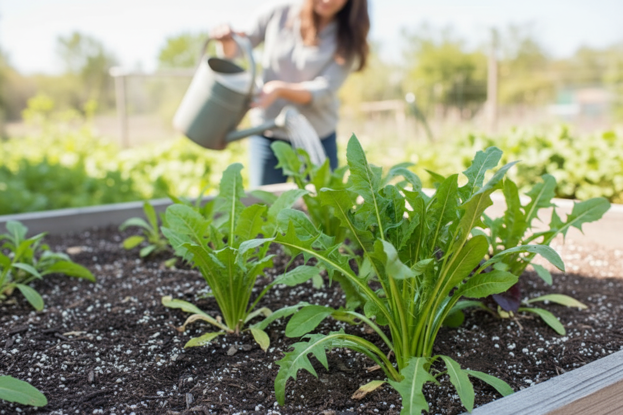 Cicoria Seeds Italian Chicory Organic Non-GMO Heirloom Seeds Non GMO Easy to Grow Salad Greens Winter Spring Garden Gift Idea for Gardener